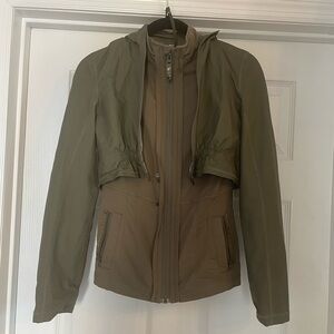 Lululemon Green Hooded Jacket